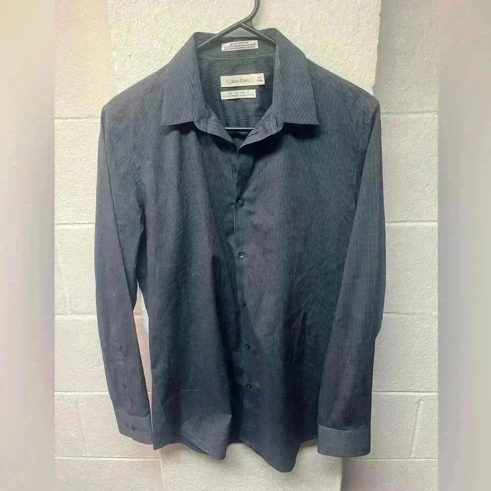 Calvin Klein navy dress shirt